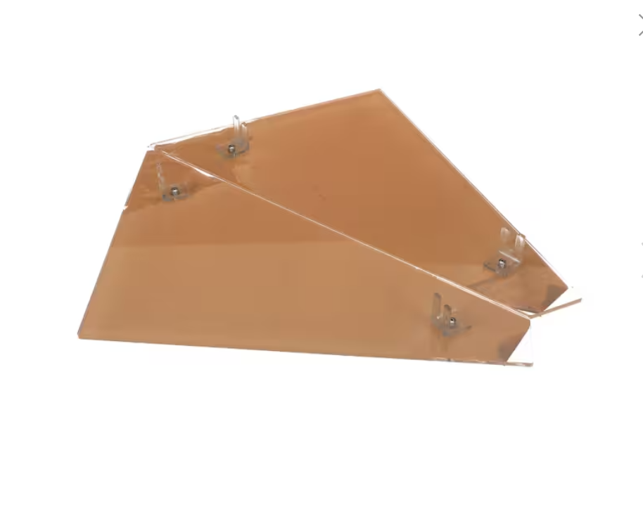 Add protective coverage with the 35 x 12.5 x 2.5 Inch Clear Single End Panel 905107. Designed to enclose one side of compatible commercial food bar systems while maintaining clear visibility.