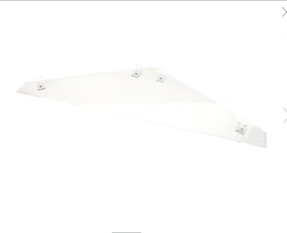 Add protective coverage with the 35 x 12.5 x 2.5 Inch Clear Double End Panel 905207. Designed for compatible double sided sneeze guard systems in commercial buffet and foodservice applications.