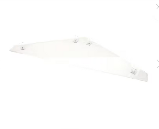 Add protective coverage with the 35 x 12.5 x 2.5 Inch Clear Double End Panel 905207. Designed for compatible double sided sneeze guard systems in commercial buffet and foodservice applications.