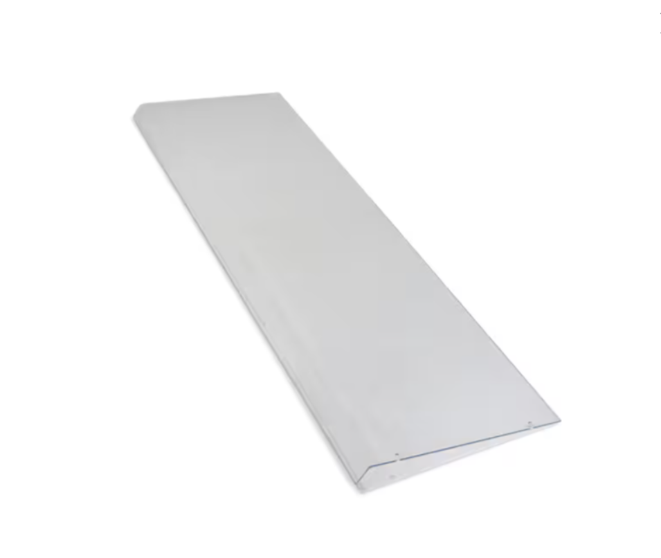 Protect displayed foods with the 60 Inch Clear Acrylic Sneeze Guard Shield 936507. Made from 3/16 inch clear acrylic for dependable coverage and excellent visibility in commercial buffet and foodservice applications.