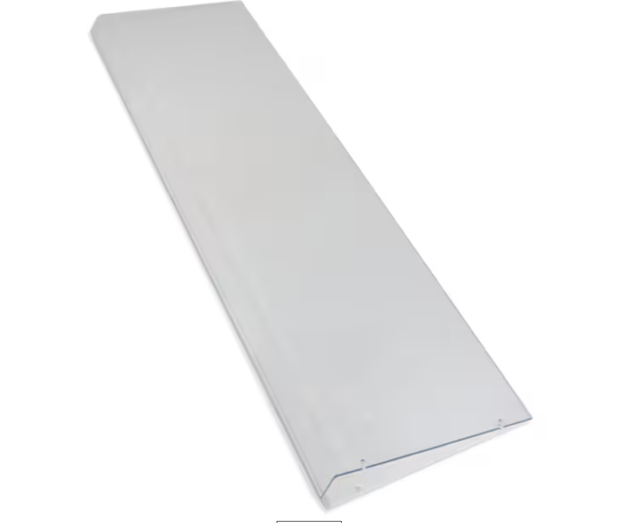 Protect displayed foods with the 73-3/8 x 18 Inch Clear Acrylic Sneeze Guard Shield 937507. Designed for compatible commercial foodservice systems with clear acrylic construction and dependable protective coverage.