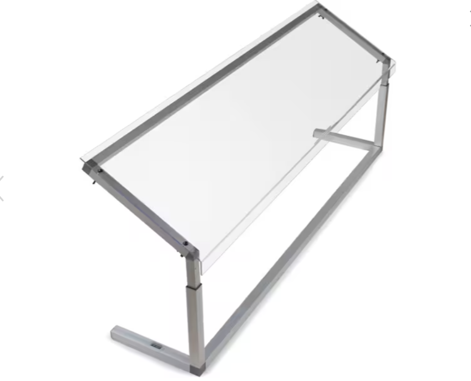 Protect displayed foods with the 73-3/8 x 18 Inch Clear Acrylic Sneeze Guard Shield 937507. Designed for compatible commercial foodservice systems with clear acrylic construction and dependable protective coverage.