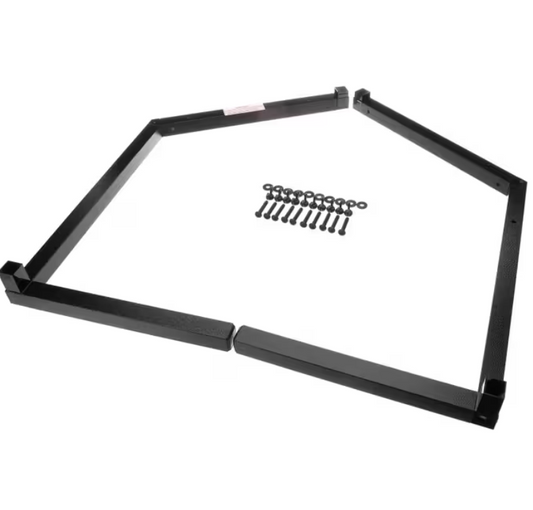 Support your sneeze guard system with the Black Standard Single Sided Sneeze Guard Legs 984803. Designed for stable positioning and dependable support in commercial buffet and foodservice applications.