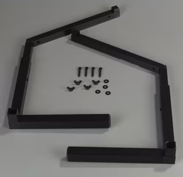 Aluminum Adjustable Single Sided Sneeze Guard Leg Kit 994823 1/Pair