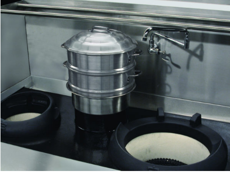 Aluminum steamer set