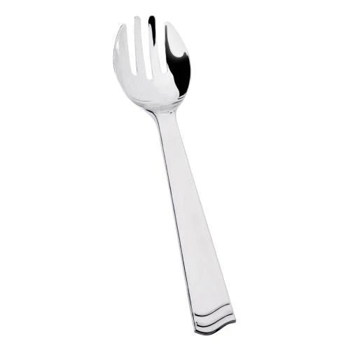 Polished salad fork in Gold, Silver, and Rose Gold. Elegant and durable serving utensil for salads, ideal for weddings, events, fine dining, and upscale table settings.