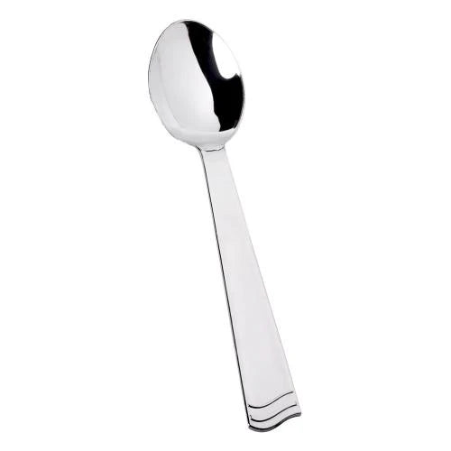 Polished salad spoon in Gold, Silver, and Rose Gold. Elegant and durable serving utensil for tossing and serving salads at weddings, events, and upscale dining experiences.