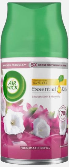 Air Wick Freshmatic Refill Smooth Satin & Moon Lily 250ml automatic air freshener spray