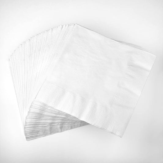 Elegant pearl 3-ply napkin for lunch and beverages. Soft, absorbent, and perfect for weddings, parties, and special events. Stylish disposable napkins for any occasion.