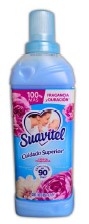 Suavitel Fresca Primavera Fabric Softener, 850 mL bottle with fresh spring scent for soft, smooth laundry