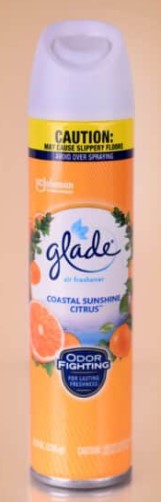 Glade Air Freshener Coastal Sunshine Citrus 8.3 oz (2x) for fresh, citrus scent and effective odor elimination