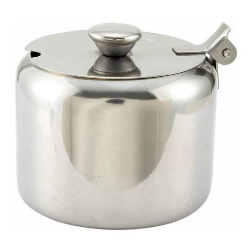 Winco T-710, 10oz Stainless Steel Sugar Bowl w/Cover