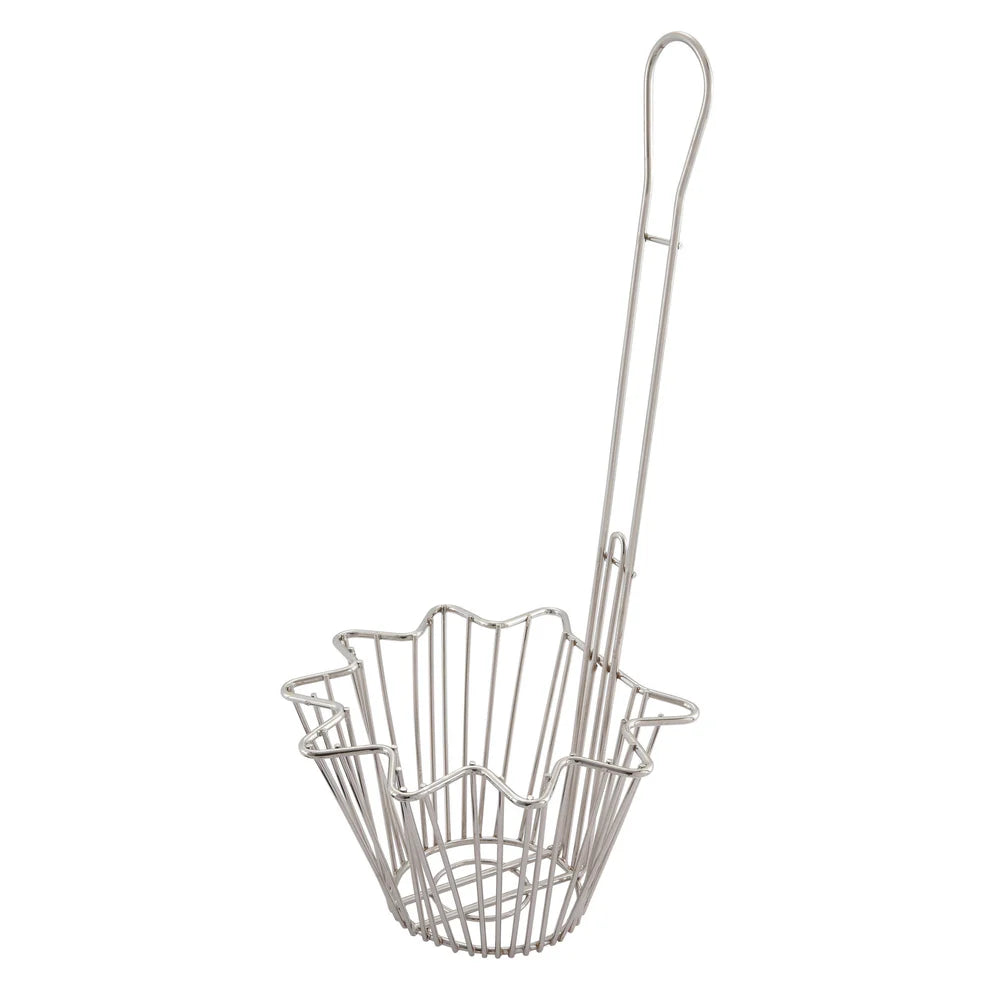 Winco TB-20, 18" Hdl Round Taco Salad Bowl Fry Basket, EA