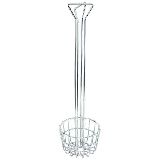 Winco TB-25, 6-1/4"dia. x 25"H Chrome Plated Tortilla Shell Fry Basket