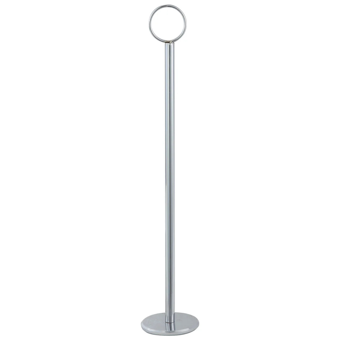 Winco TBH-12 to TBH-8, 12", 15", 18" and 8" Chrome Table Number Holder