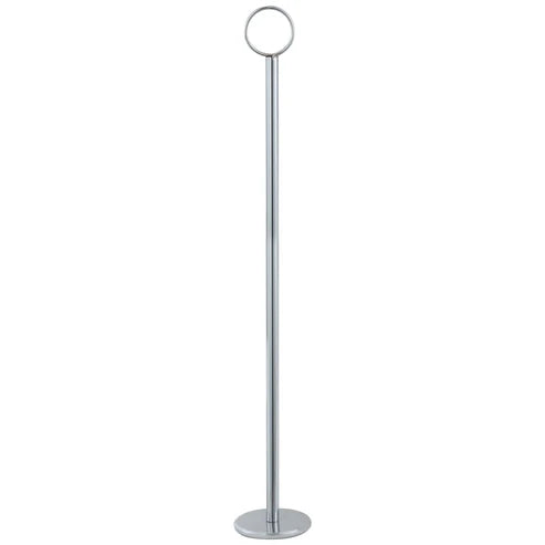 Winco TBH-12 to TBH-8, 12", 15", 18" and 8" Chrome Table Number Holder
