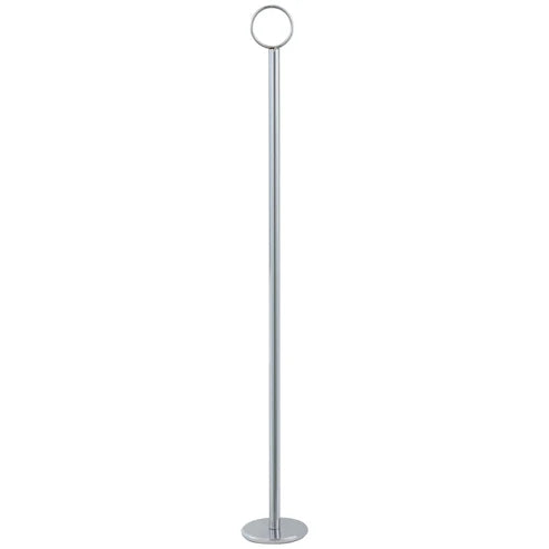 Winco TBH-12 to TBH-8, 12", 15", 18" and 8" Chrome Table Number Holder