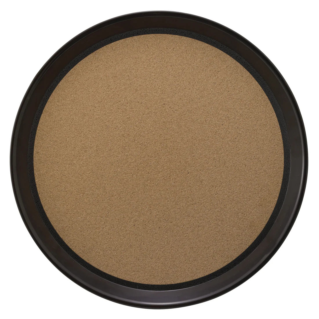 Winco TCK-14 and TCK-16, 14" and 16" Round Plastic, Brown Cork Tray