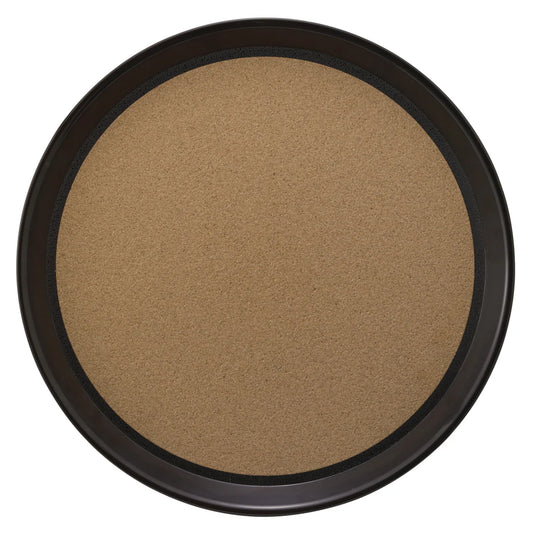 Winco TCK-14 and TCK-16, 14" and 16" Round Plastic, Brown Cork Tray
