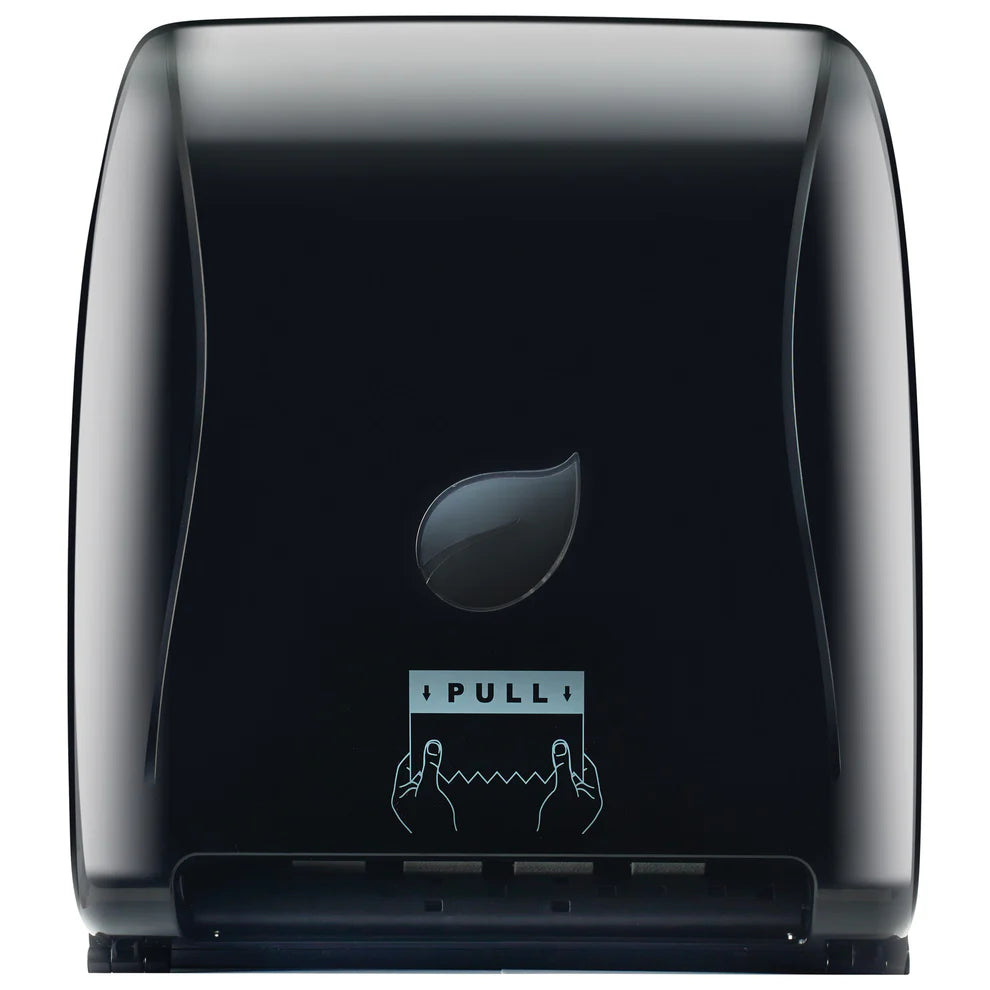 Winco TDAC-8K/8W, B/W Pur-Clean, Auto Cut Roll Towel Dispenser