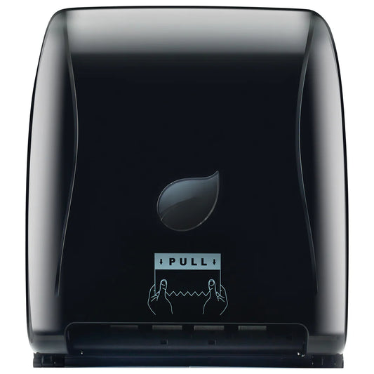 Winco TDAC-8K/8W, B/W Pur-Clean, Auto Cut Roll Towel Dispenser