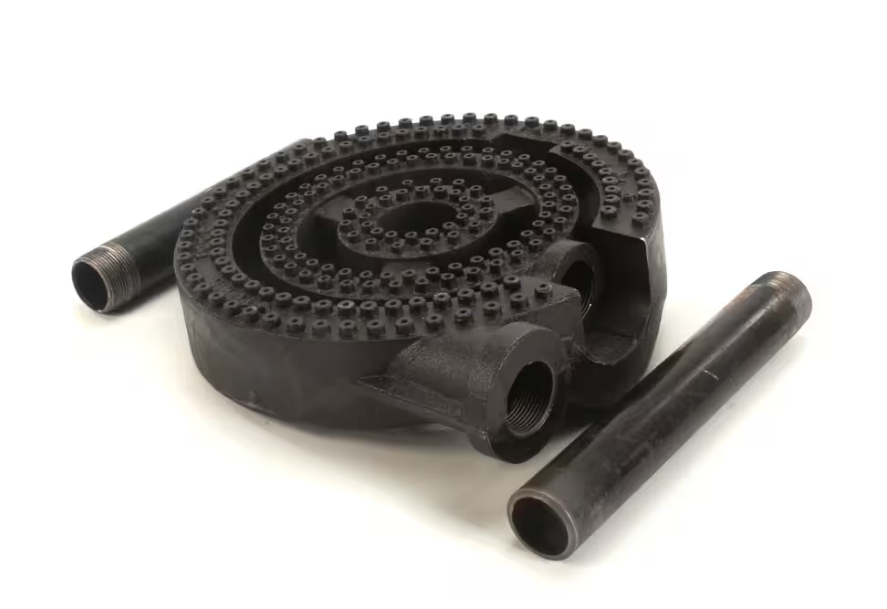 Three Ring Burner with Nipples
