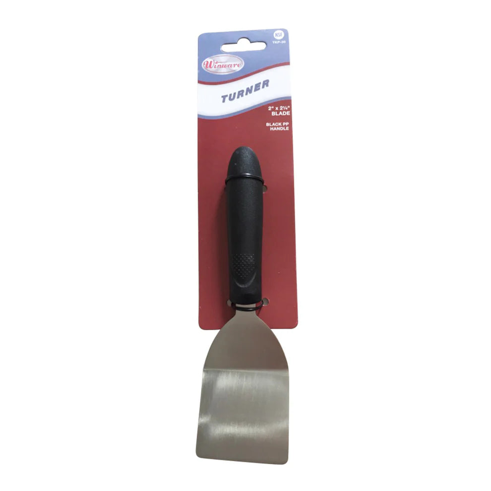 Winco TKP-30/TWP-30, 2x2.25" Blade PP Hdl Mini Turner w/Offset, EA