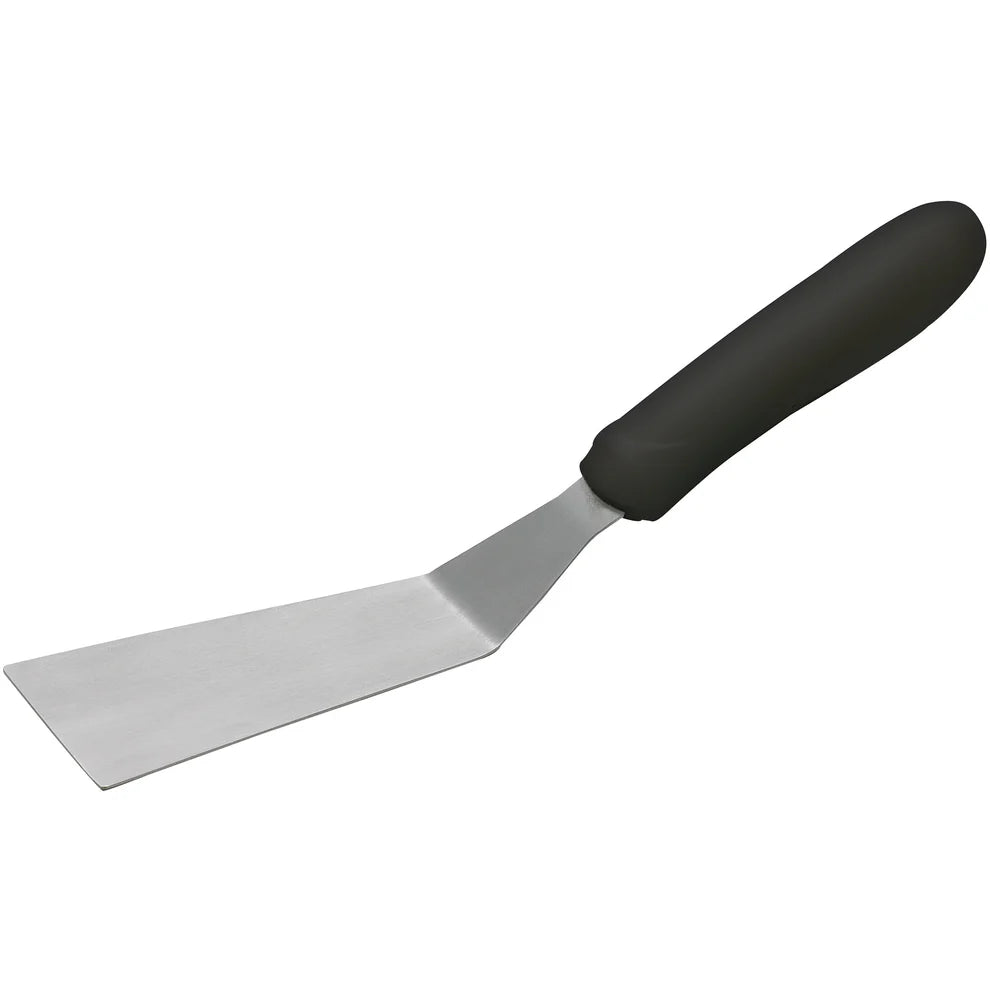Winco TKP-50/TWP-50, Black/White PP Handle Grill Spatula w/Offset