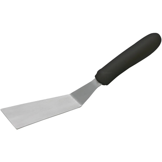 Winco TKP-50/TWP-50, Black/White PP Handle Grill Spatula w/Offset