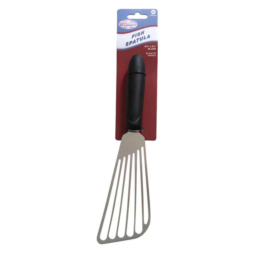 Winco TKP-60, TWP-60-60P, 6.75x3.25" Blade B/W/P PP Hdl Fish Spatula