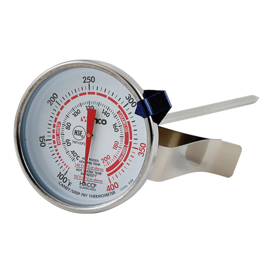 Winco TMT-CDF2/CDF3, 2" Dial, 5&12" Probe Deepfry/Candy Thermometer