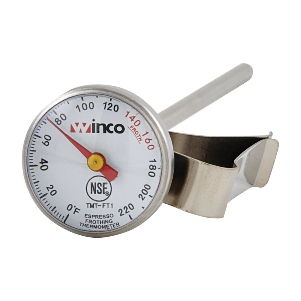 Winco TMT-FT1, 1" Dial, 5" Probe Frothing Thermometer, EA