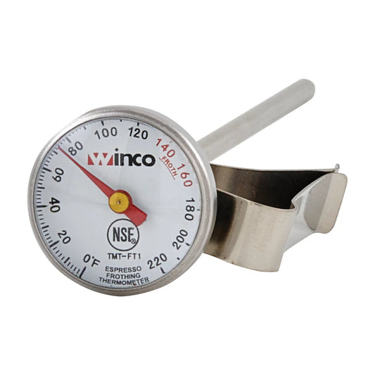 Winco TMT-FT1, 1" Dial, 5" Probe Frothing Thermometer, EA