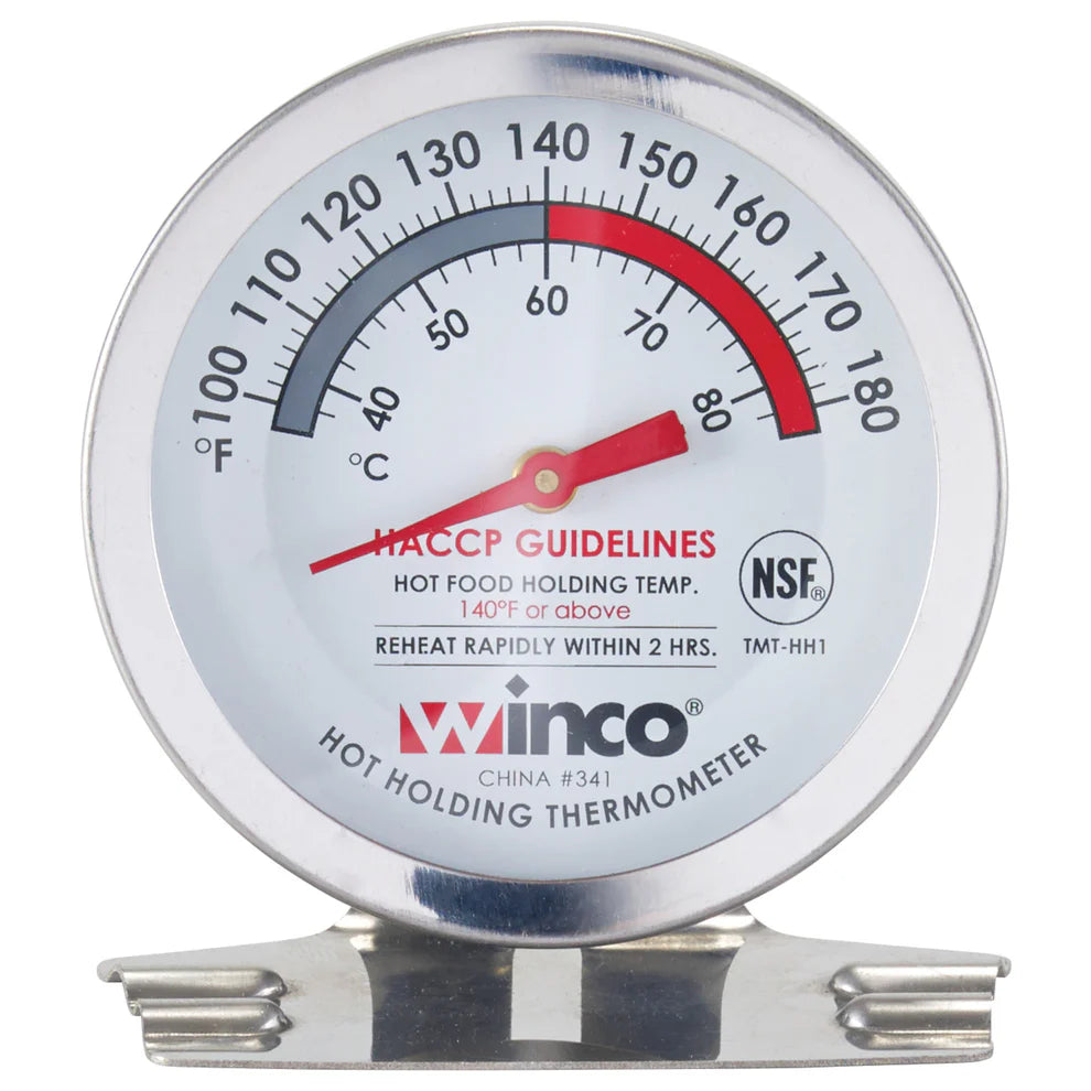 Winco TMT-HH1, 2" Dial, 100 to 180F, NSF Hot Holding Thermometer, EA