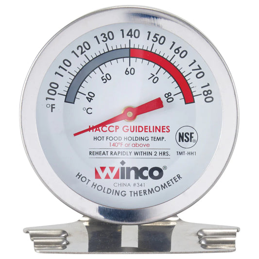 Winco TMT-HH1, 2" Dial, 100 to 180F, NSF Hot Holding Thermometer, EA