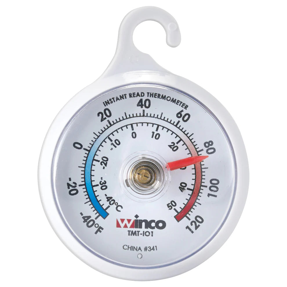 Winco TMT-IO1, -40 to 120F, 1.75" Dial Weather Resistant Thermometer