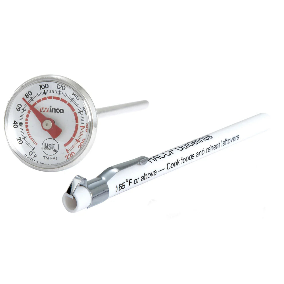 Winco TMT-P1, 0 to 220F Range Pocket Test Thermometer, EA
