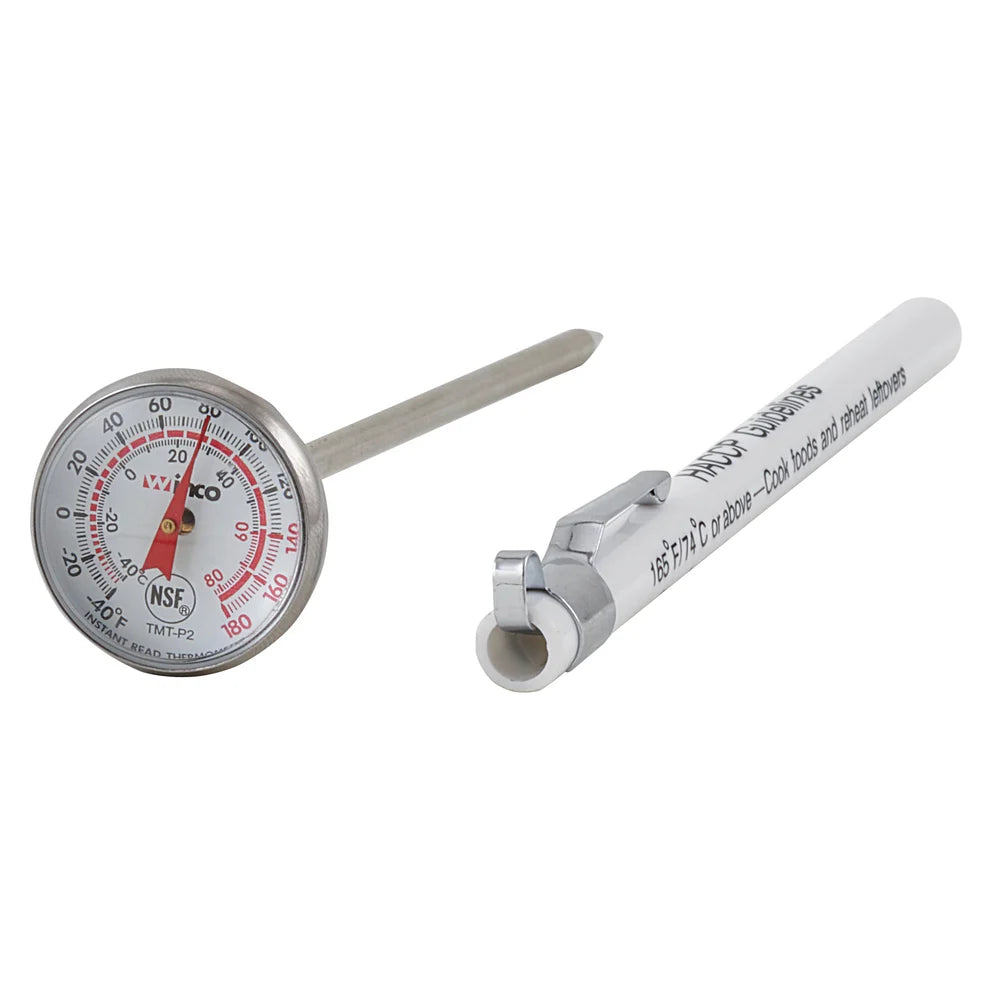 Winco TMT-P2, -40 to 180F Range Pocket Test Thermometer, EA