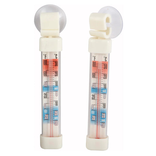 Winco TMT-RF1, 2/pk Suction Cup Freezer/Refrigerator Thermometer, EA