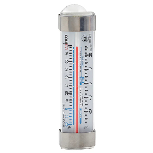 Winco TMT-RF4, 3-1/2"L, Suction Cup Freezer/Refrig Thermometer, EA