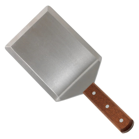 Winco TN56, 5x6" Blade Wooden Hdl Extra Heavy Turner w/Cutting Edge