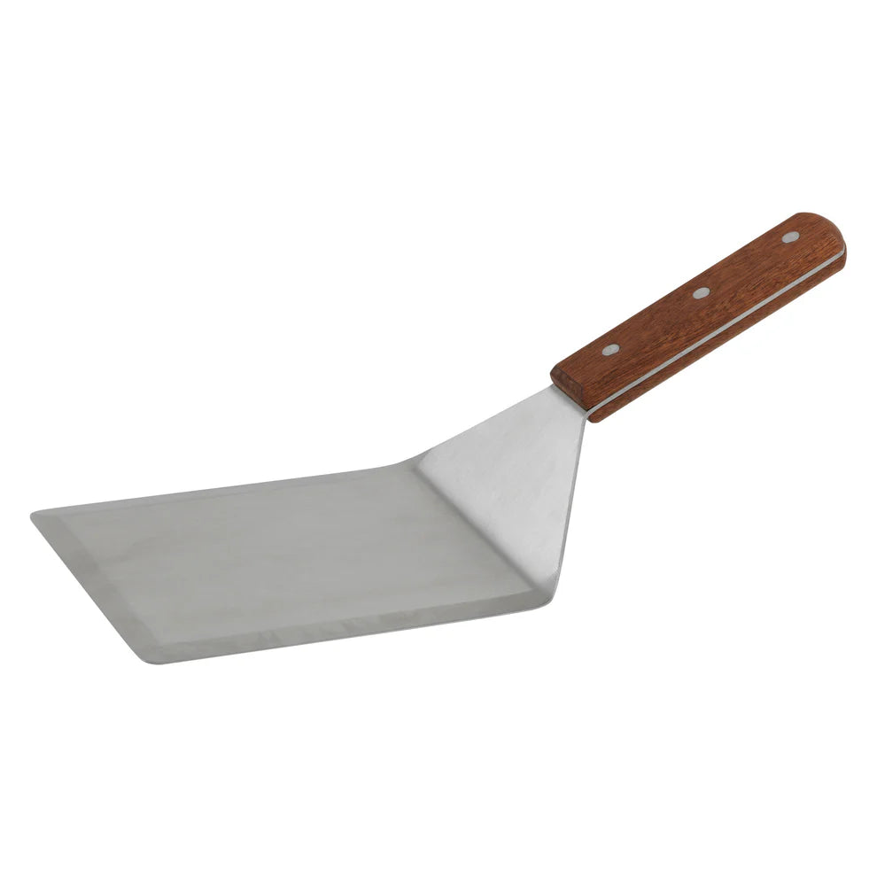 Winco TN56, 5x6" Blade Wooden Hdl Extra Heavy Turner w/Cutting Edge