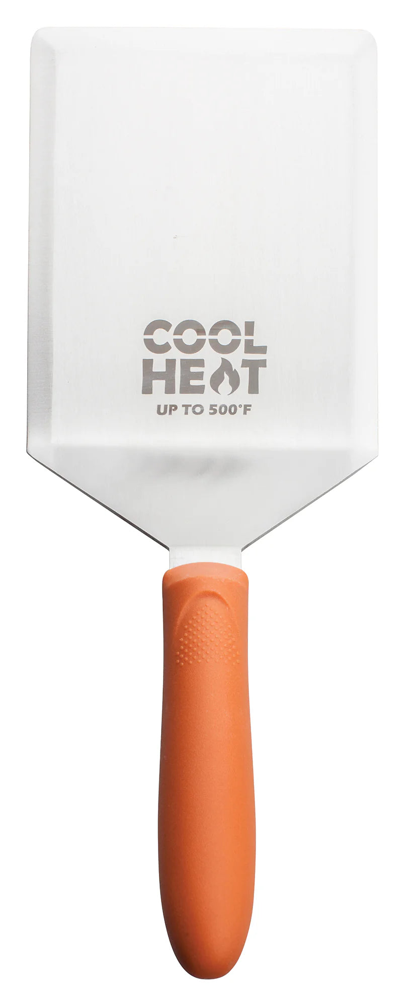 Winco TNH-63, 5x6" Blade Orange Nylon Turner w/Cutting Edge, High Heat
