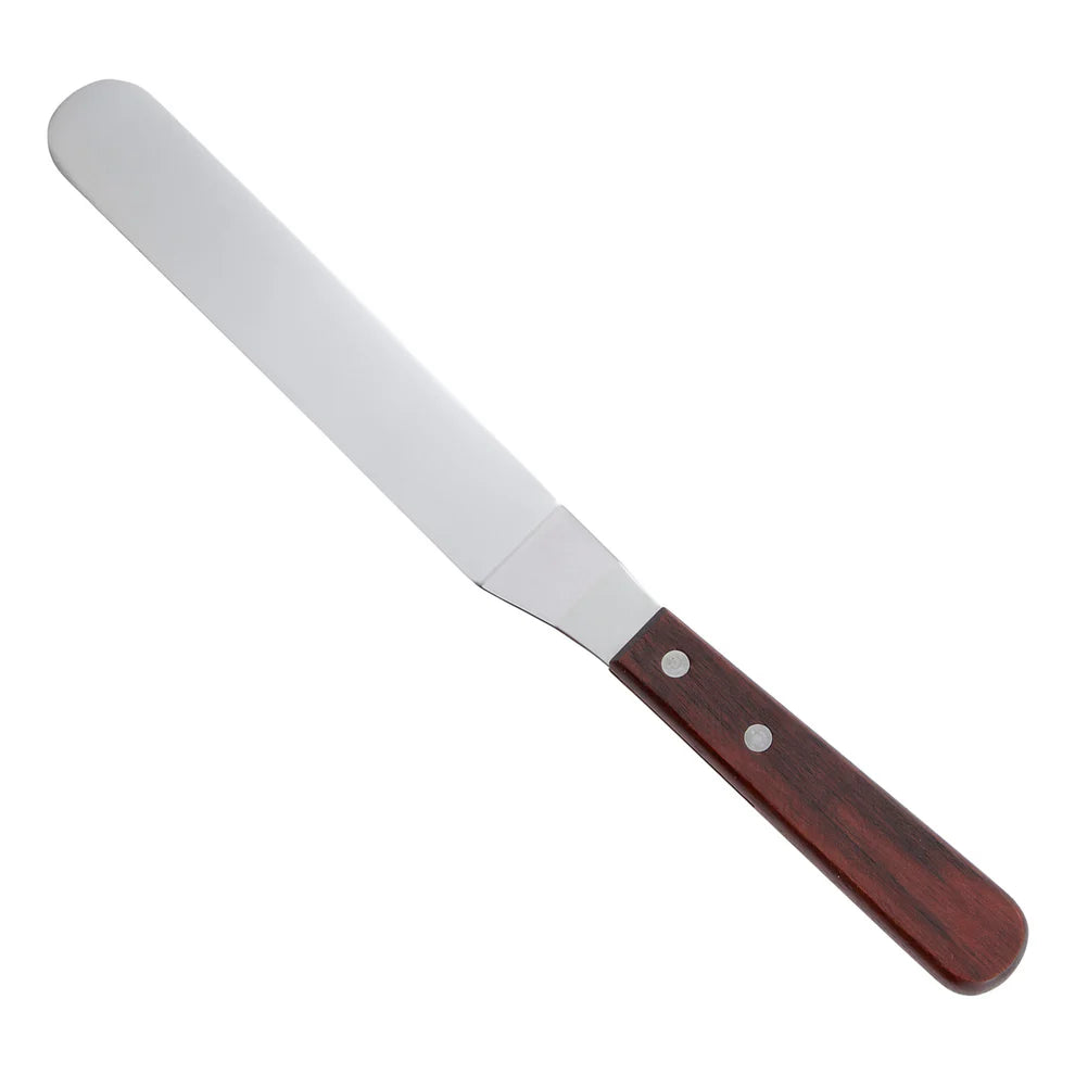 Winco TOS-4 to 9, Offset Spatulas with Wooden Handles, Various Sizes