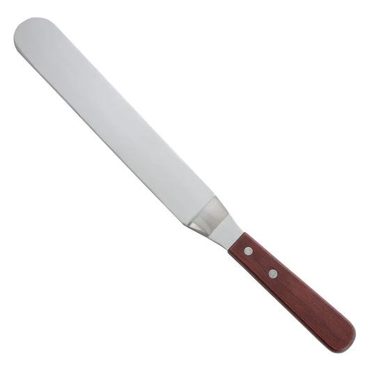 Winco TOS-4 to 9, Offset Spatulas with Wooden Handles, Various Sizes