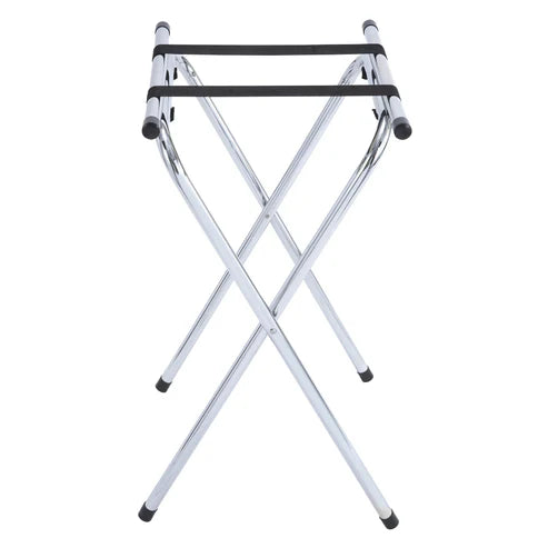 Winco TSY-1A, 31"H, Chrome Folding Tray Stand