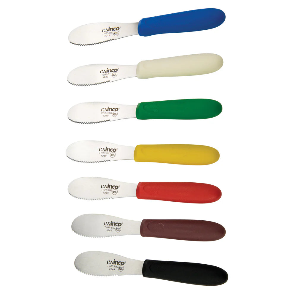 Winco TWP-3135, 35pcs pack bulk Butter spreader, EA