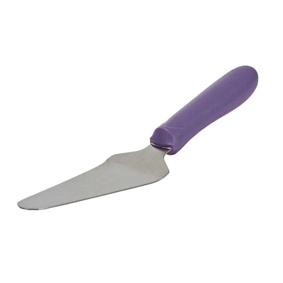 Winco TKP-51,TWP-51- 51P, 4-5/8" Blade, B/W/Purple Pie Server w/Offset