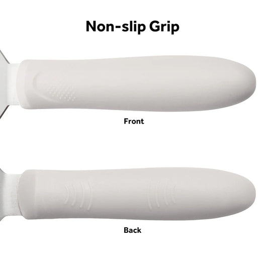 Winco TKP-60, TWP-60-60P, 6.75x3.25" Blade B/W/P PP Hdl Fish Spatula