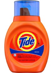 Tide Liquid Laundry Detergent, Original scent, 25 fl oz bottle for 17 loads, removes stains and keeps clothes fresh.